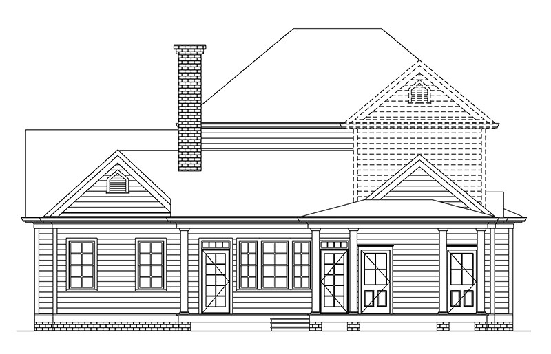 3204 Highland Farm Rear Elevation